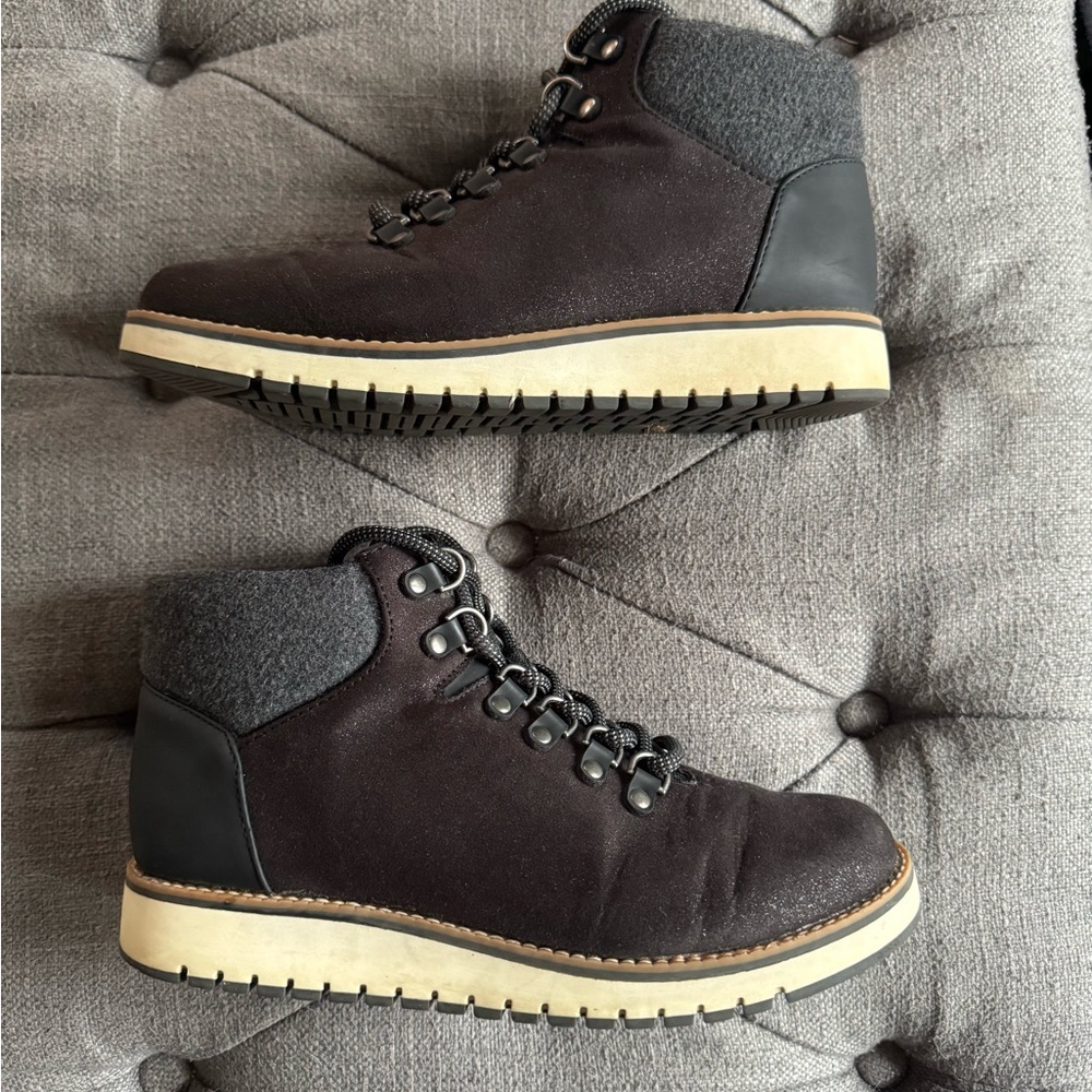 White Mountain Clifton Lace Up Boots Women Size 7.5